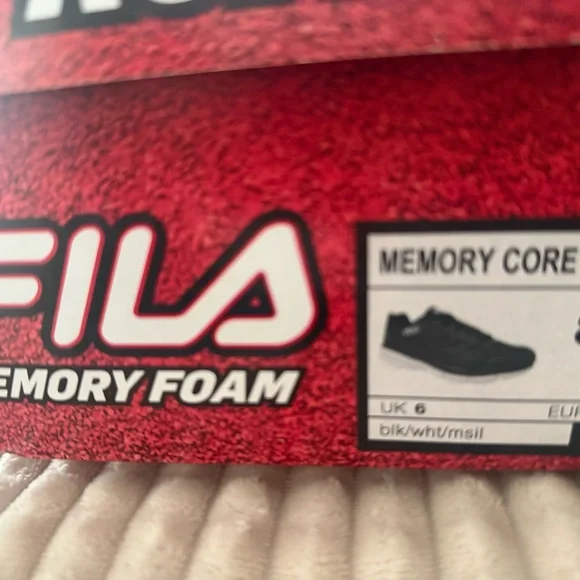 Fila Women's Black and White Athletic Shoes - Picture 16 of 16